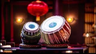 TABLA & HANG DRUM YOGA MUSIC 》Positive Energy Music with Gentle Rain Sounds
