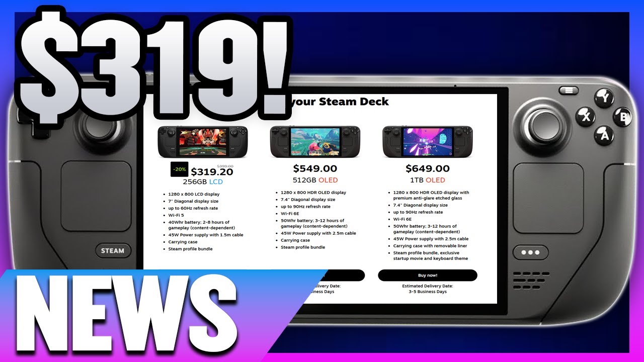The Steam Deck Is ON SALE!!! NOW Is The TIME To BUY! - YouTube