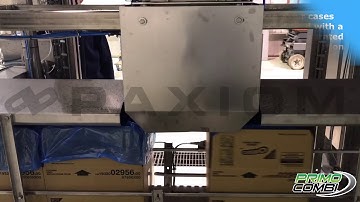 PrimoCombi® multihead weigher with case indexing system for packaging cookies