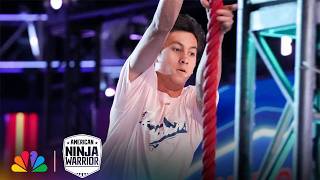 Rookie Earns MEGA WALL Attempt | American Ninja Warrior | NBC