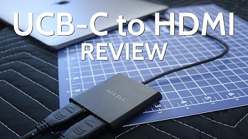 ACCELL USB-C to 2 HDMI 2.0 Multi-Monitor Hub (Review) | Livestream Games From a Mac