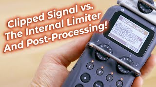 Which Limiter is Better and How to Fix a Distorted Recording - Zoom H5 Internal vs Post Processing