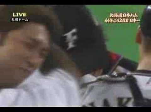 日本ハム日本一(全得点～選手整列シーンを編集)