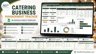 Catering Business Management Tracker in Google Sheets