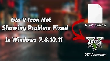 How To Not Showing Icon GTA V Problem Fixed 2023 By ALL TUTORIAL