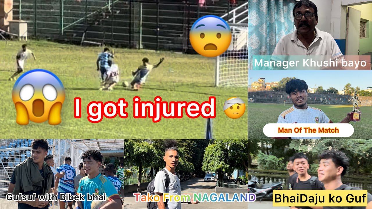 Я получил травму 🤕 в Премьер-лиге Силигури//🤨😱Но мы выиграли игру 🥶🥶//Nimdup Lepcha Vlog// ❤️💐