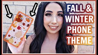 FALL AND WINTER FREE PHONE THEME AND WALLPAPER