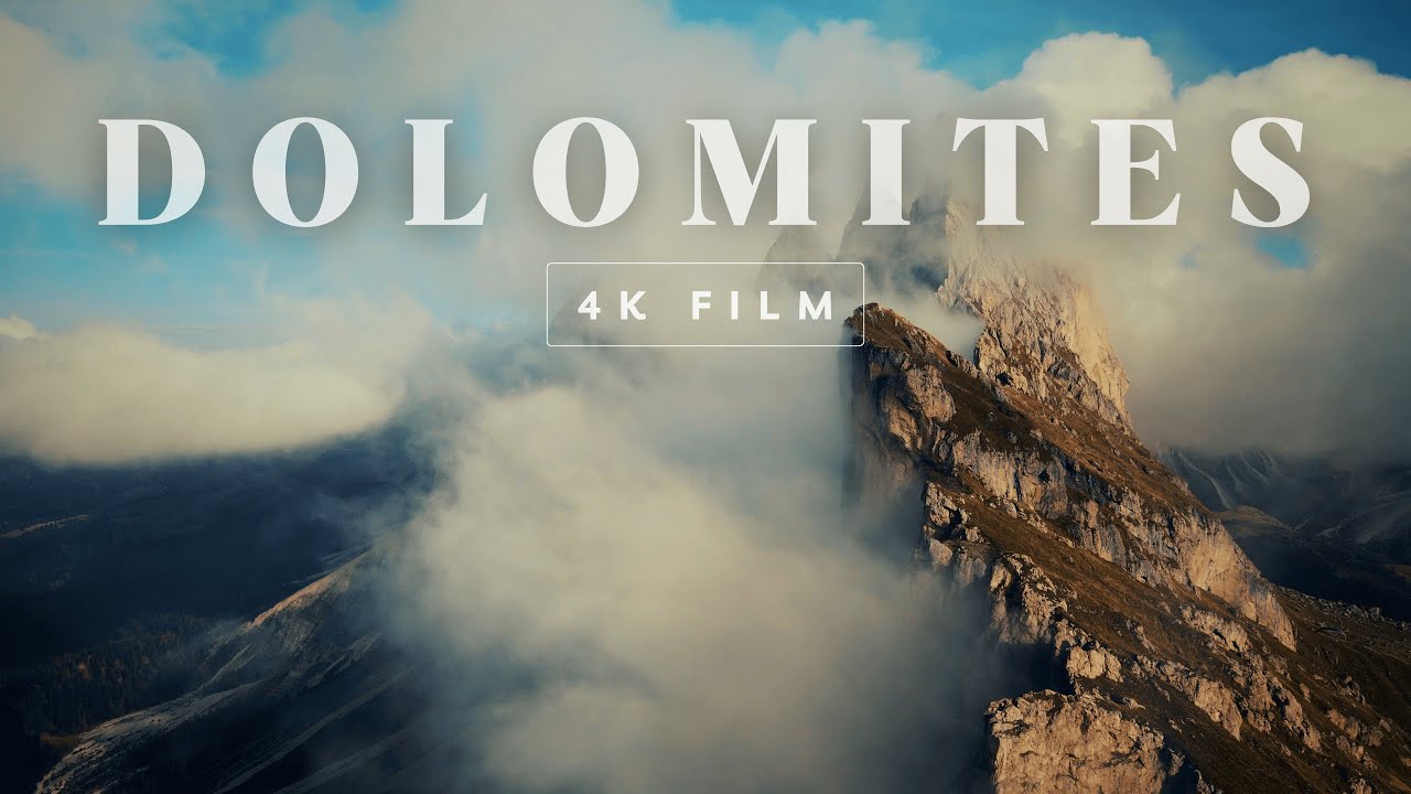 Autumn in the Dolomites, Italy | Cinematic 4K Drone Video | Stunning Mountains Landscape