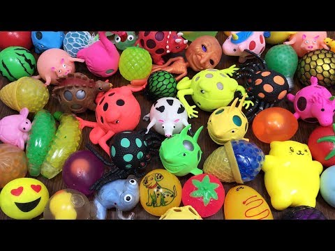 MIXING ALL MY STRESS BALL SLIME | RELAXING SATISFYING SLIME