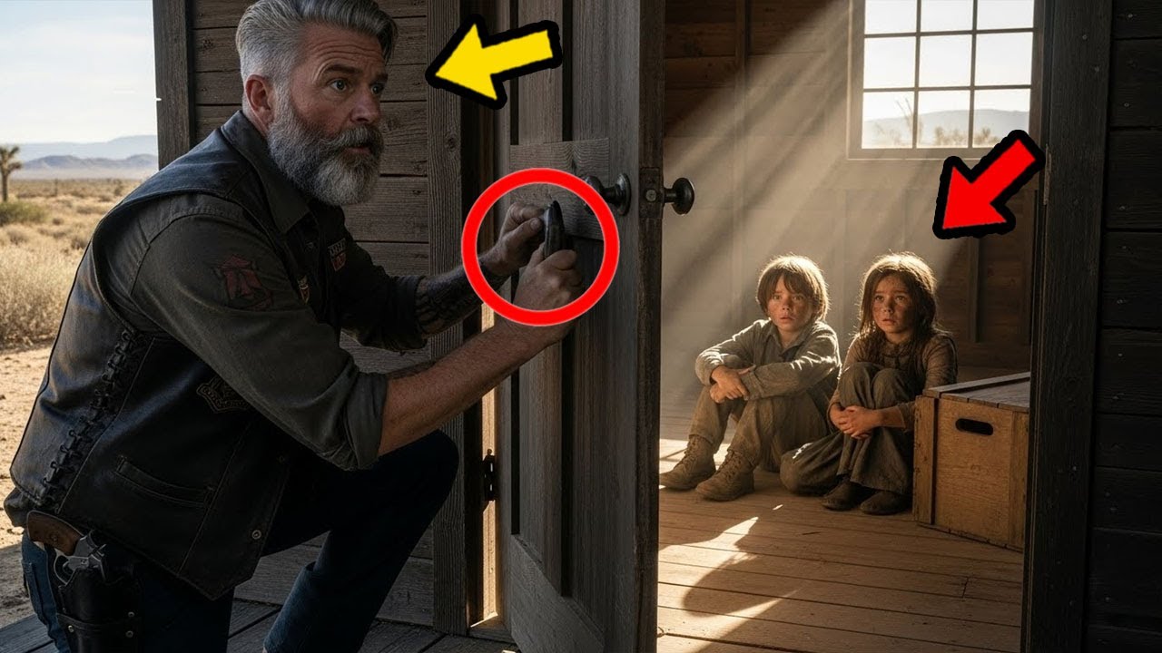 Er kaufte eine Hütte für den Frieden  Zwei Kinder darin ließen diesen Biker sprachlos zurück!