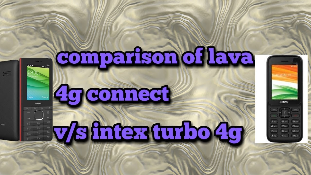 Lava 4g M1 connect v/s intex turbo plus 4g