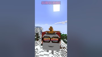 the happy ghast ISNT SLOW… on bedrock edition