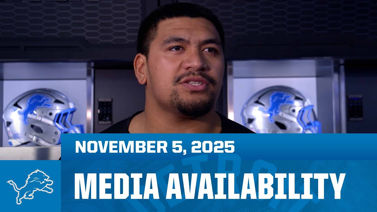 Detroit Lions players meet with the media | November 5, 2025