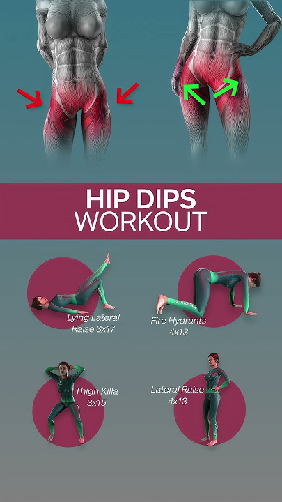 Hip dips workout 🔥