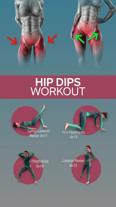 Hip dips workout 🔥