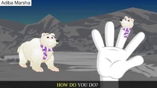 Finger Family Bear Family Rhymes _ Animals Cartoon Finger Family Rhymes for Children - Adiba Marsha