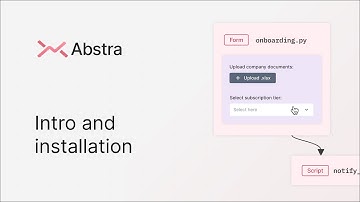 Intro and installation | Abstra Workflows