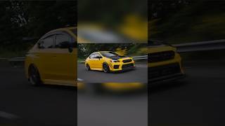 This Yellow Subaru WRX STI is Pure Perfection! 🔥 #automobile #supercars