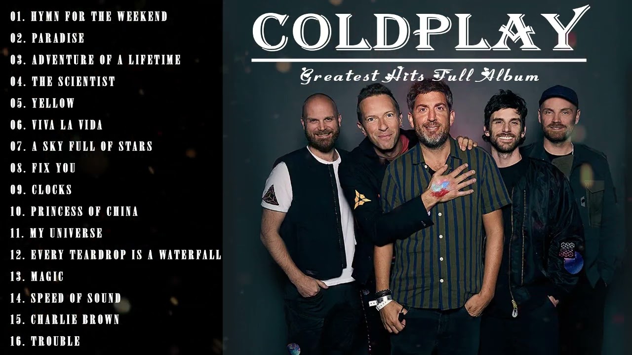 Coldplay Top Songs 2023 Playlist | Coldplay Greatest Hits Album | Yellow, Hymn For The Weekend