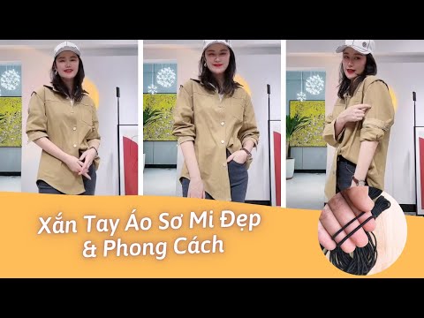 Video ✅ 3 Mẹo Xắn Tay Áo Sơ Mi Chuẩn Đẹp Với Dây Thun - youtube
