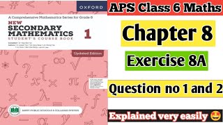 Famous Exercise 8A Question no 1 and 2 || Oxford secondary mathematics book 1 updated edition Net Worth