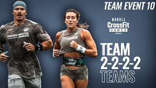 Team Event 10, Team 2222—2022 NOBULL CrossFit Games