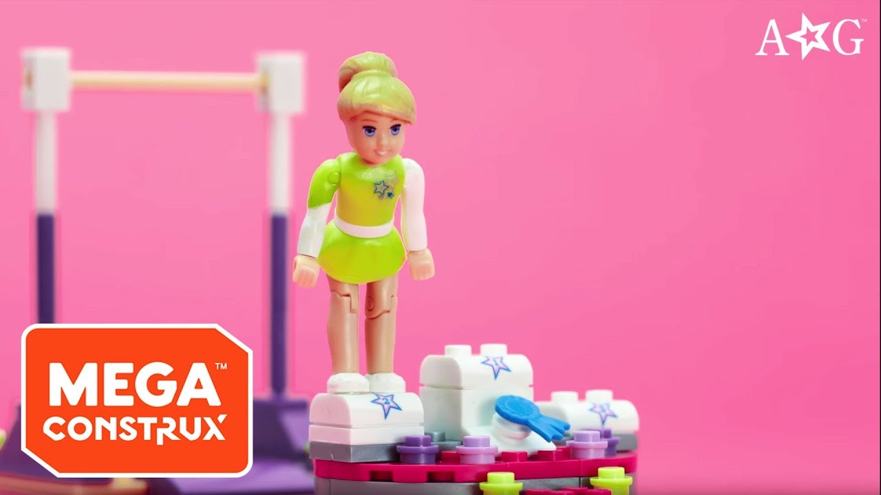 mega construx american girl gymnastics