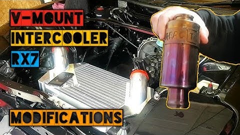 Rx7 FD Build Update | V-Mount | Intercooler | Radiator | UKAC Install