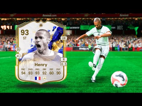 MY GOAT! 🐐 93 TOTY Thierry Henry Player Review  | FC 25 Ultimate Team