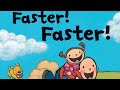 Faster faster  leslie patricelli  animals and imagination  storytime parenting toddler kids