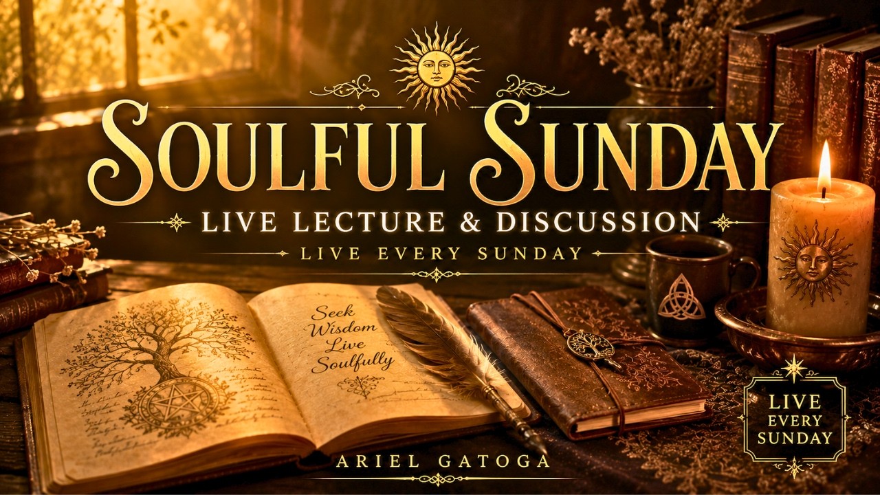 Soulful Sunday  7/19/26 - Live Lectures with Ariel Gatoga