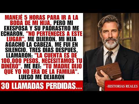 Mi exesposa me prohibió ir a la boda de mi hija "Solo entra la familia". Recibí 30 llamadas perdidas