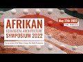 Presentation: Afrikan Ecological Architecture Symposium
