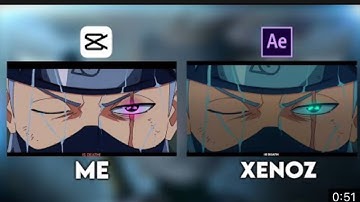 My Capcut vs Xenoz After Effects | Xenoz Kakashi-First Woe