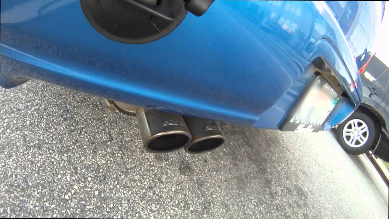 Subaru WRX    Borla hush exhaust