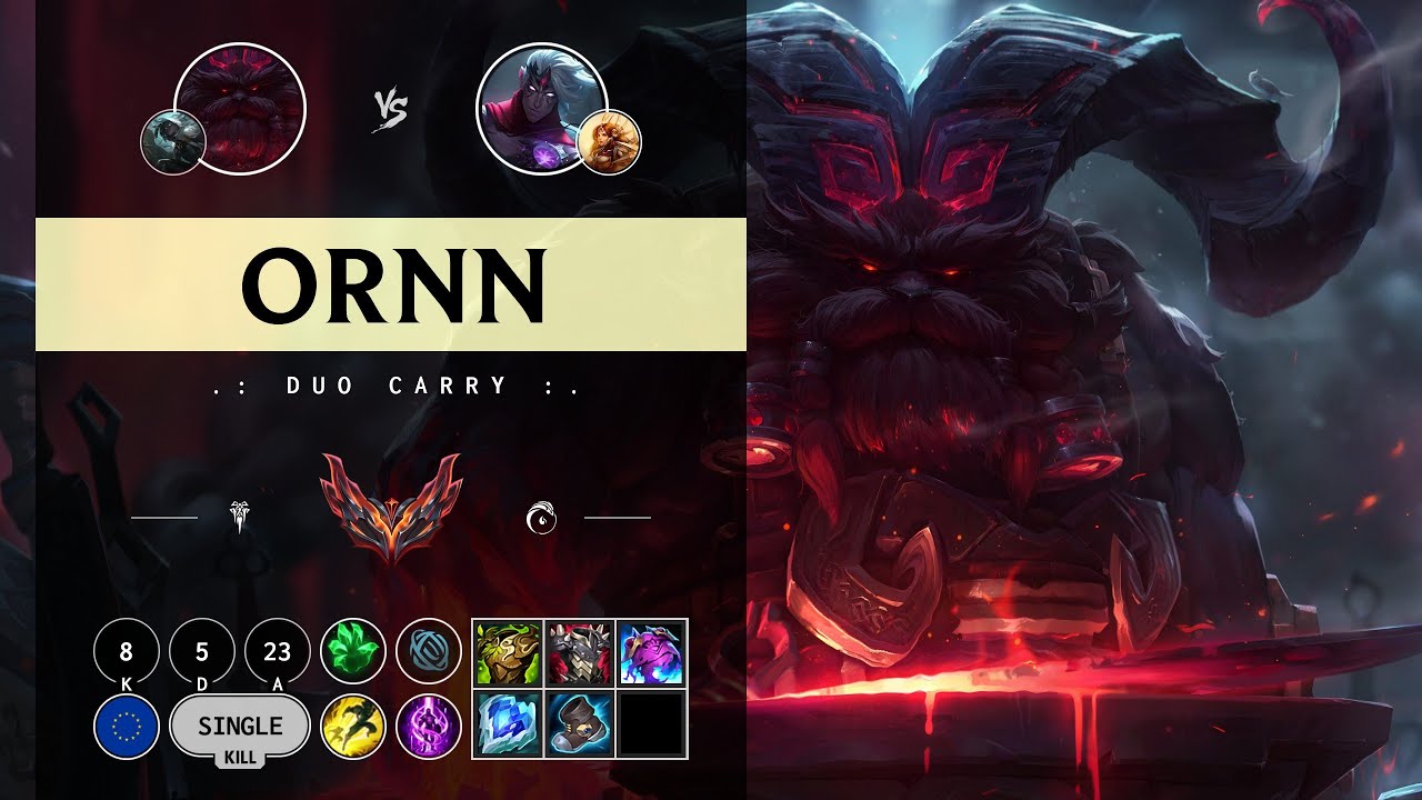 Ornn Carry vs Varus - EUW Grandmaster Patch 14.11