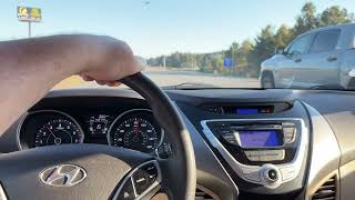 Highway cruise in the 2013 Hyundai ELANTRA GLS pov test drive other news ￼ Wealth