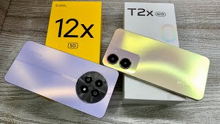 Realme 12x 5g vs Vivo T2x 5g - Best konsa ? | Gaming Processor 🎮 | Best camera 📸| Fast charger ⚡️