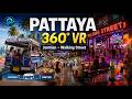 Pattaya to Jomtien in 360° VR | Baht Bus, Rompho Market &amp; Walking Street