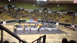 Northwestern demon heat colorguard 2014