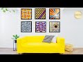 6 Hyper Easy Wall Art Ideas for your Living Room| GADAC DIY| Home Decorating Ideas