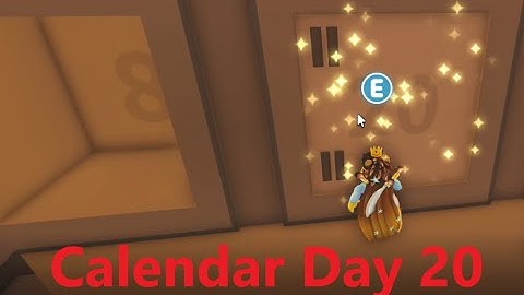 CHRISTMAS CALENDAR DAY 20, FREE GIFT! WINTER UPDATE IN ADOPT ME ROBLOX 2021