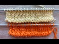 ✅💚İki Şiş Örgüler 💚Çok Güzel Elastik Örgü Başlama Tekniği Yapılışı 💚 Knitting Pattern