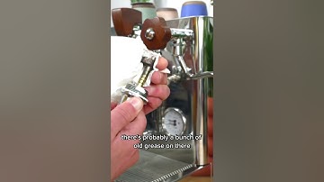 Fix a squeaky lever on an espresso machine