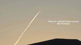 Falcon 9 - Starfall Demo Launch (My Footage)