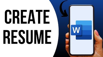 How to Create Resume on Microsoft Word in Mobile ?