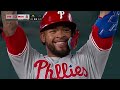 The Philadelphia Phillies score EIGHT RUNS with TWO OUTS in the 9th to take the lead! 🔔