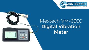 Mextech VM-6360 Digital Vibration Meter