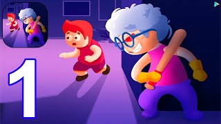 Angry Granny Solo Kill - Gameplay Walkthrough Part 1 All Levels 1-9 (Android, iOS) screenshot 1