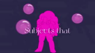 a small fragment of the song of the yellow diamond (PESEYA IS TAKEN FROM STEVEN'S UNIVERSE)
